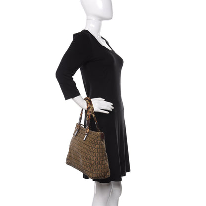 Fendi Zucchino Braided Roll Tote Multicolor 2 of 21