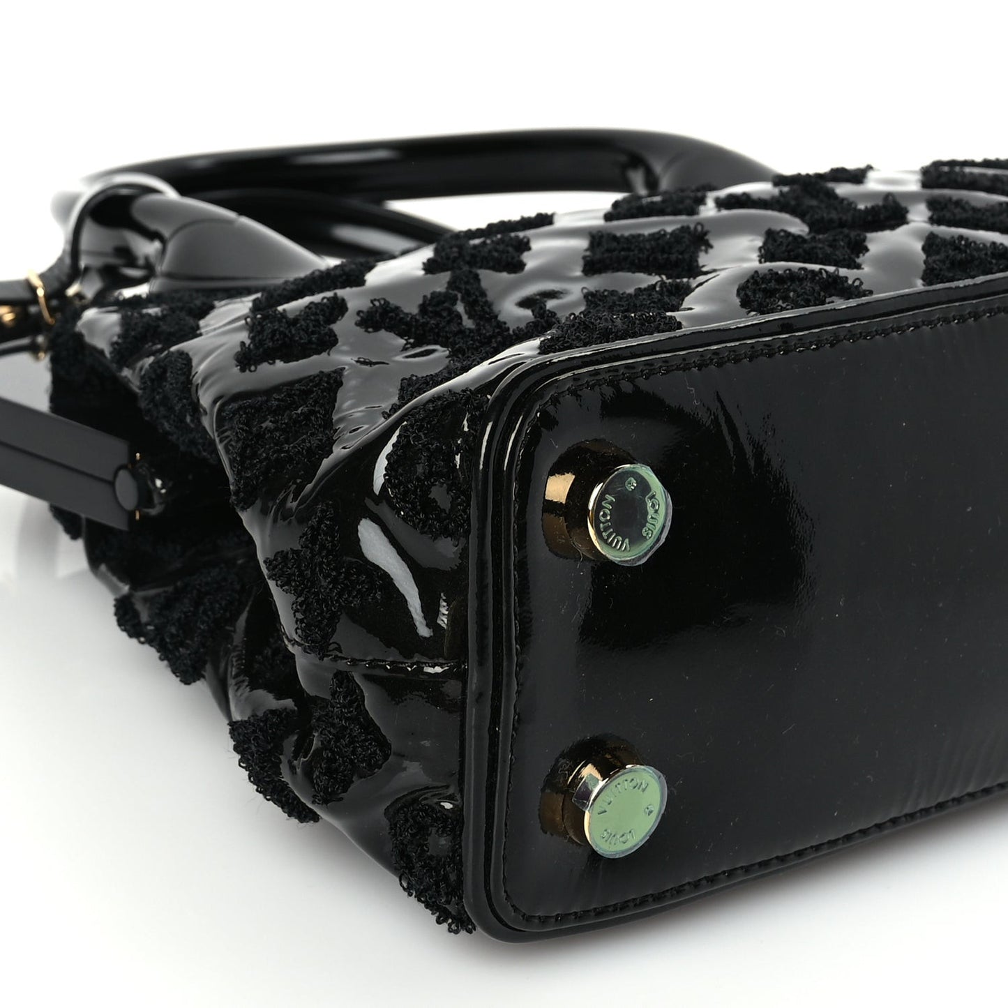 Patent Lambskin Fascination Lockit BB Frame Black
