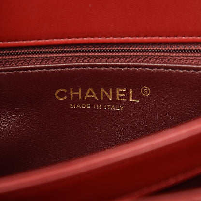 Chanel Lambskin Quilted Medium Trendy CC Flap Red 6 of 9
