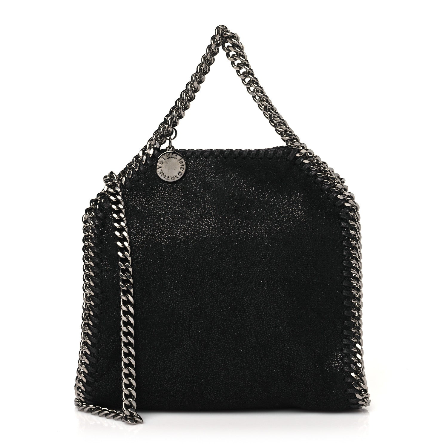Stella McCartney Shaggy Deer Tiny Falabella Tote Black 1 of 9