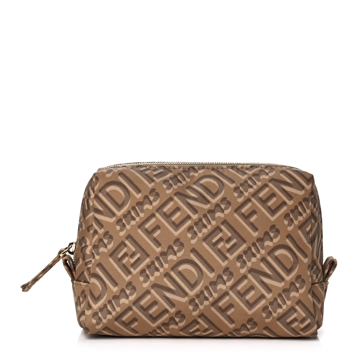 X SKIMS Nylon Small Trapezoid Beauty Pouch Sand