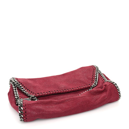 Stella McCartney Shaggy Deer Tiny Fold Over Falabella Tote Plum 3 of 8