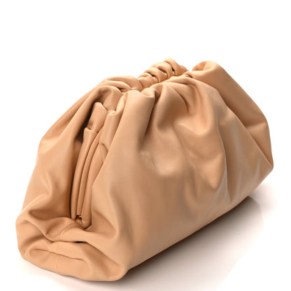 Bottega Veneta Smooth Butter Calf The Pouch Oversized Clutch Biscotto 3 of 9
