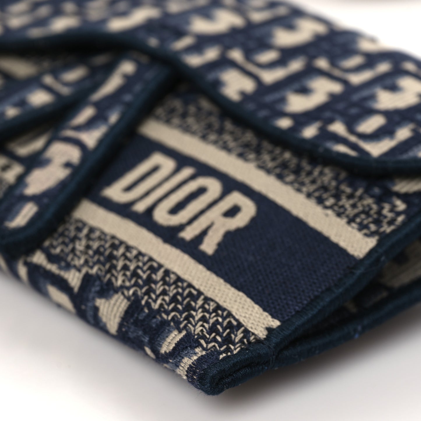 Oblique Slim Saddle Pouch Blue