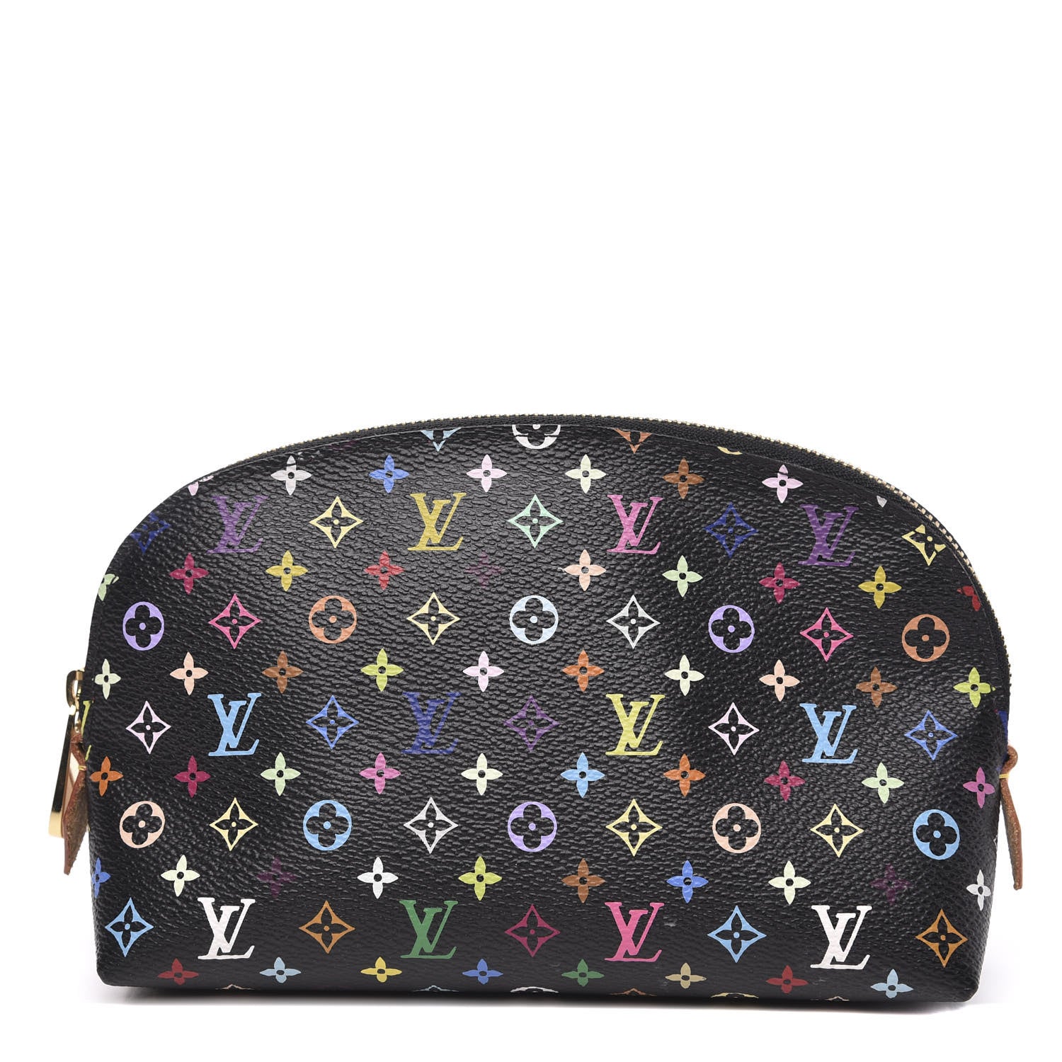 Louis Vuitton Monogram Multicolor Cosmetic Pouch Black Grenade 1 of 8