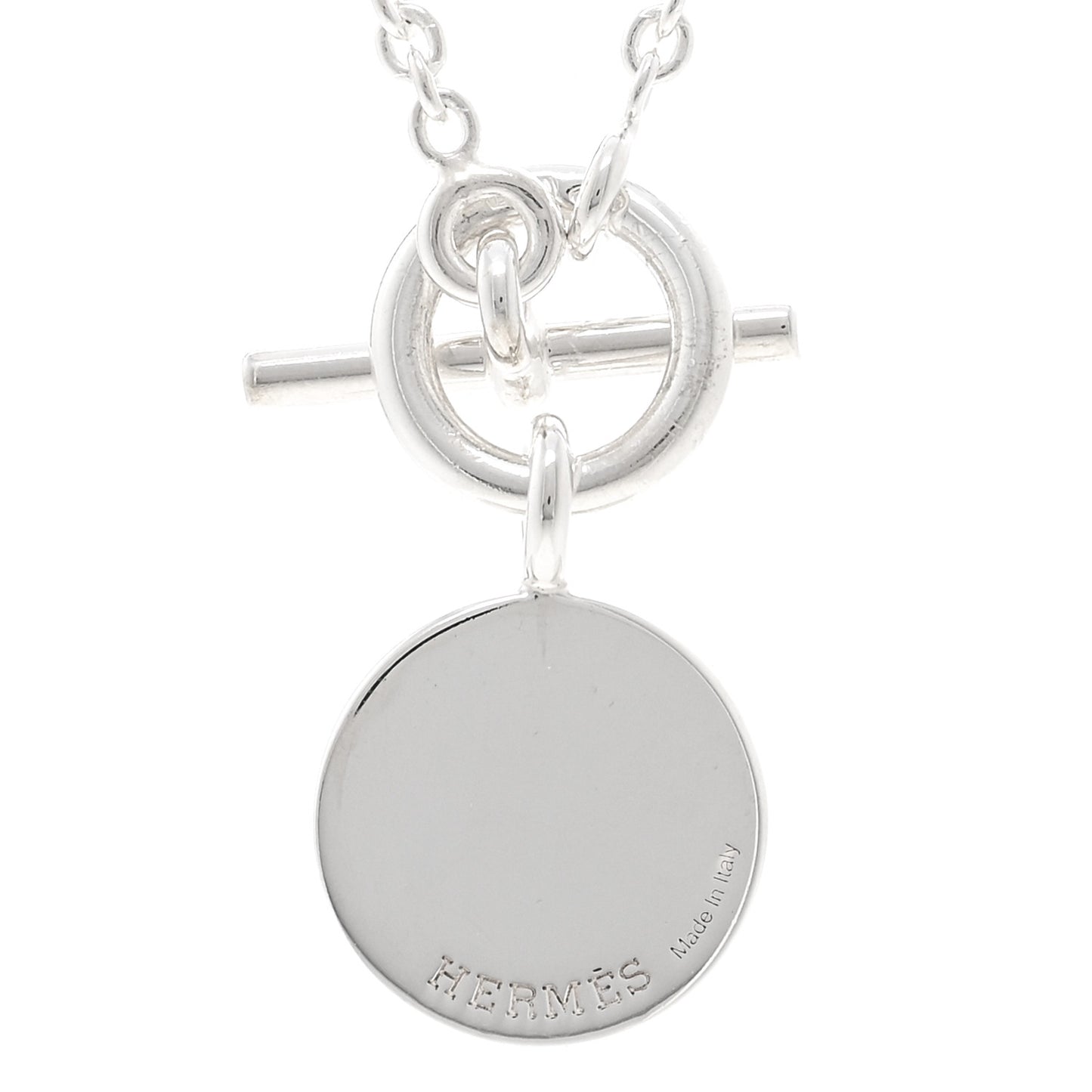 Sterling Silver Amulettes H Confettis Pendant Necklace