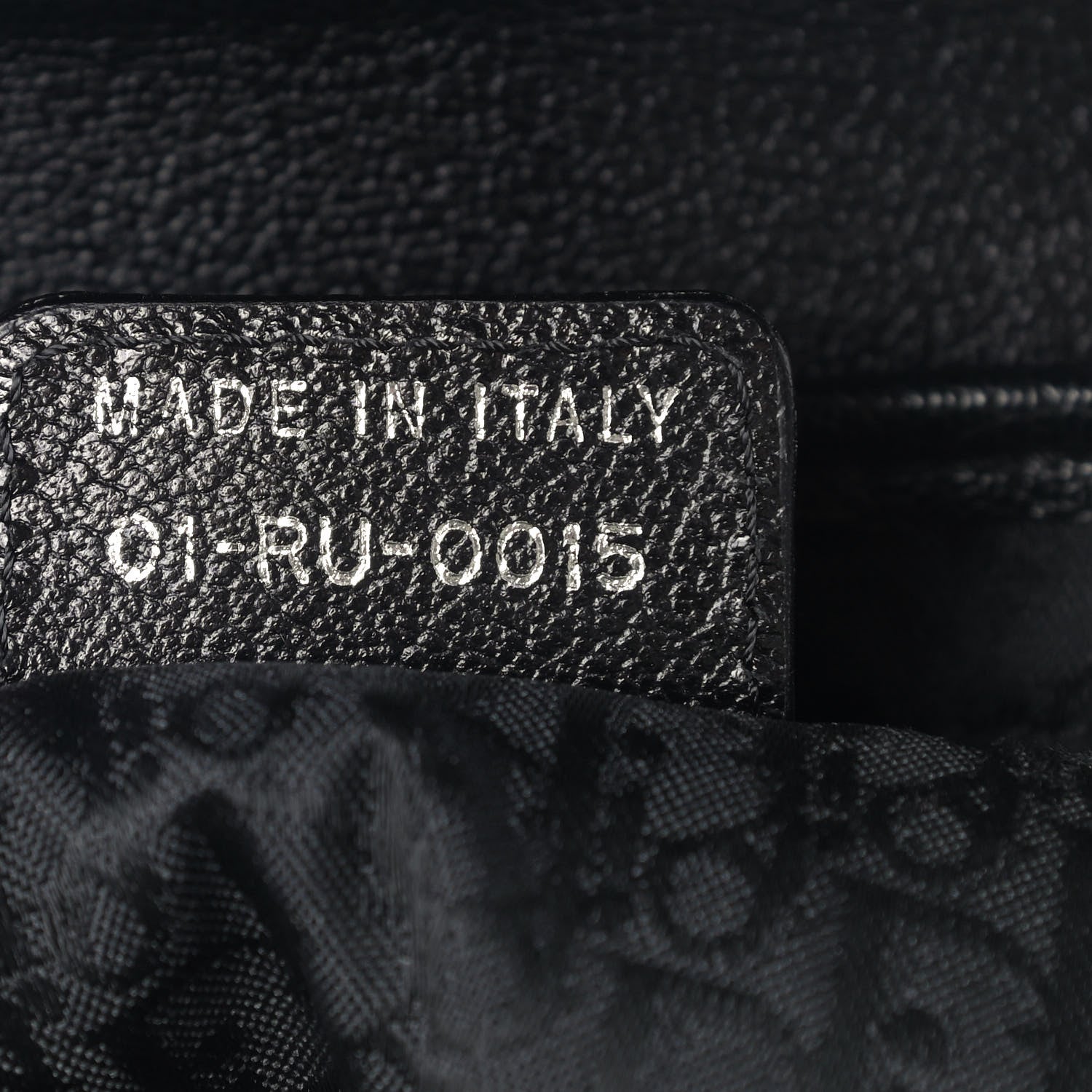 Christian Dior Calfskin Saddle Bag Black 9 of 12