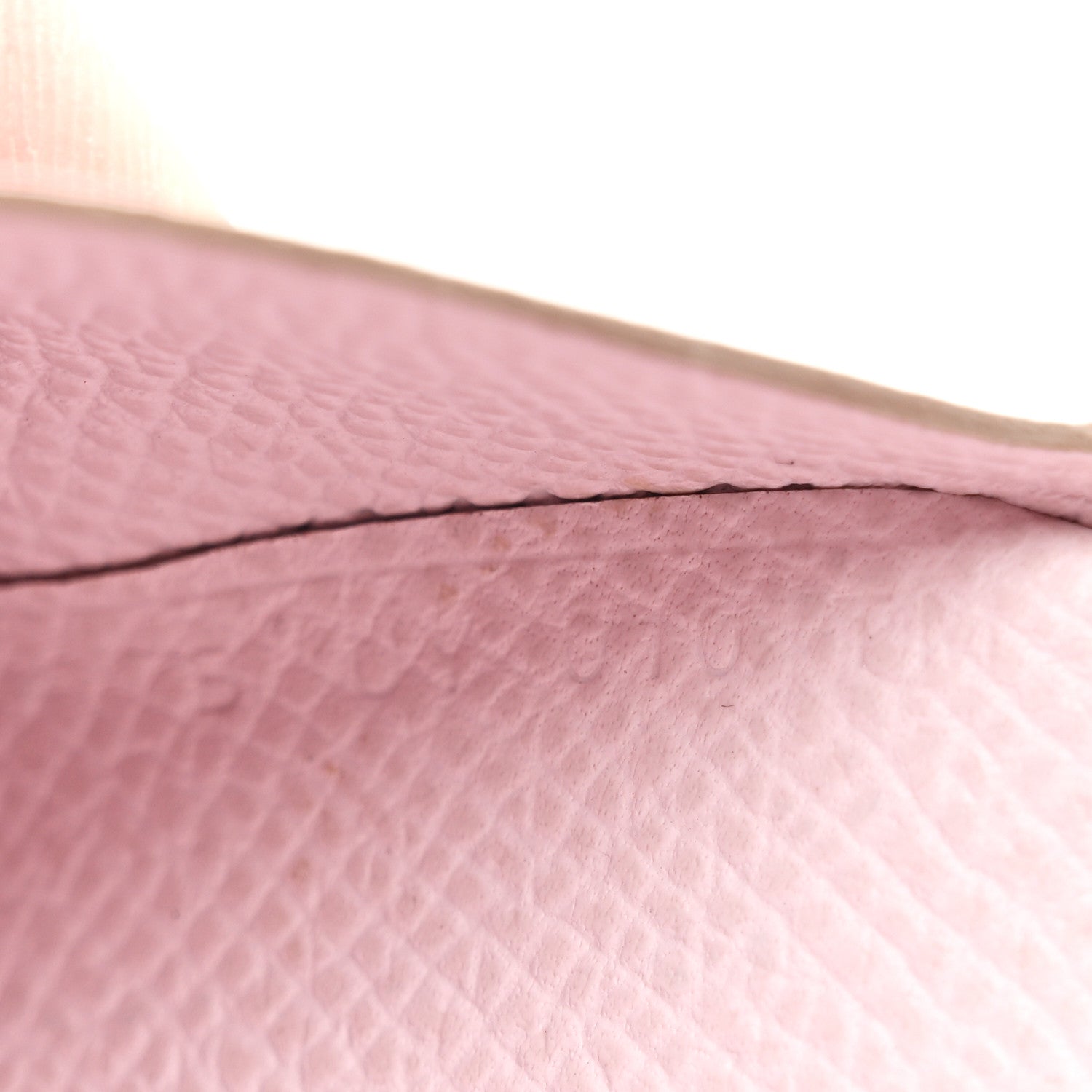 Hermes Epsom Calvi Duo Card Case Mauve Pale 7 of 8