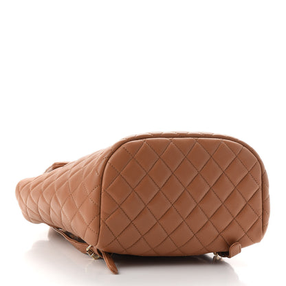 Chanel Lambskin Quilted Small Urban Spirit Backpack Brown 4 of 9