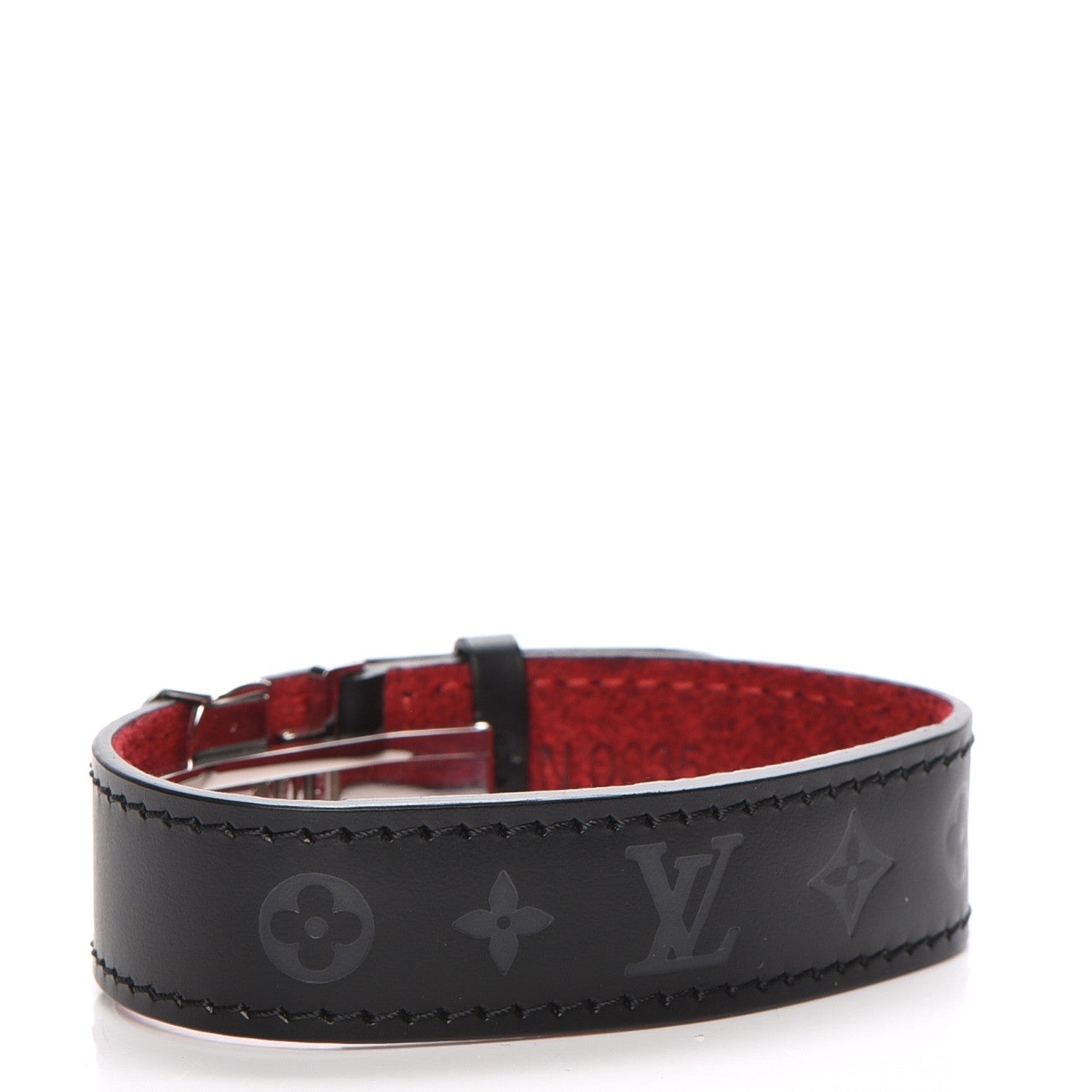 Louis Vuitton Mat Monogram Wish Bracelet Black 3 of 5