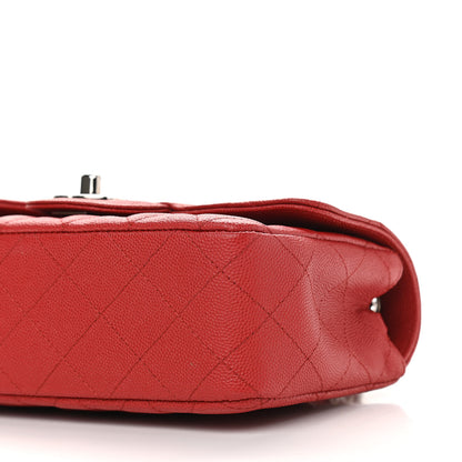Chanel Caviar Quilted Mini Rectangular Flap Red 10 of 11