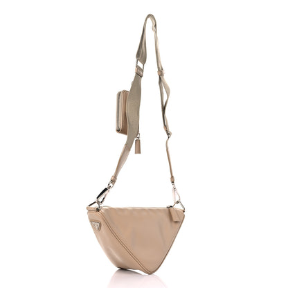 Prada Grace Lux Triangle Shoulder Bag Sabbia 3 of 10