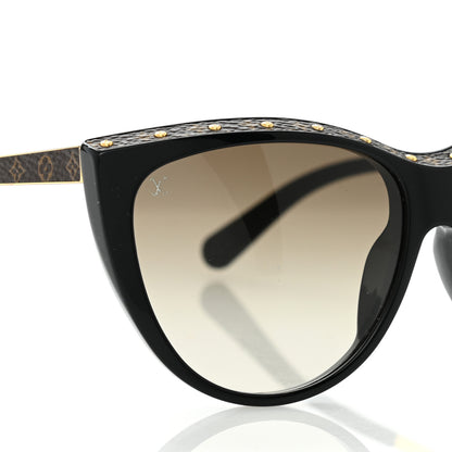 Louis Vuitton Acetate Monogram La Boum Sunglasses Z1147E Black 5 of 7