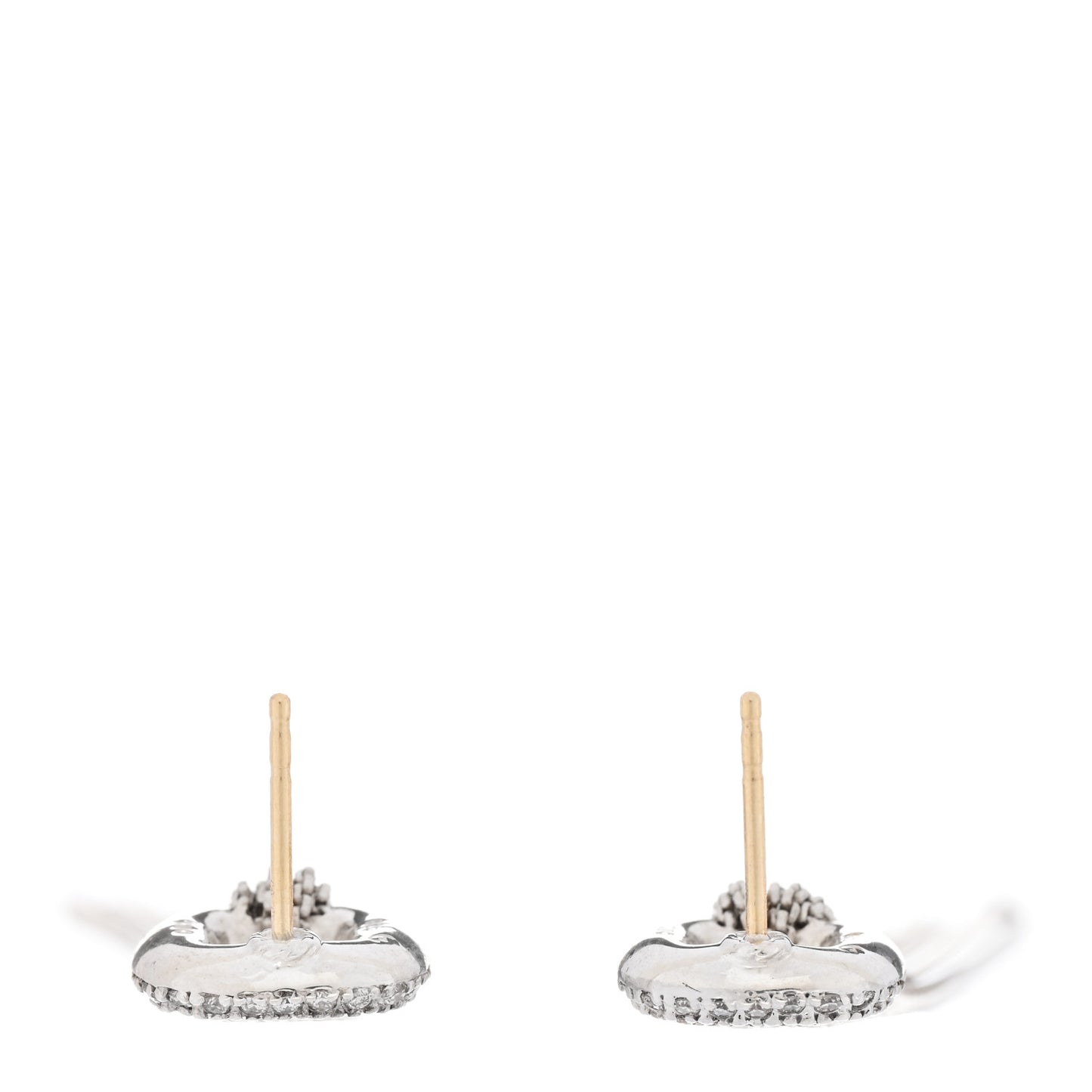 Sterling Silver Pave Diamond Lariat Waterfall Earrings