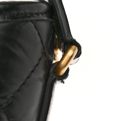 Chanel Aged Calfskin Quilted Medium Gabrielle Hobo Black 10 of 10