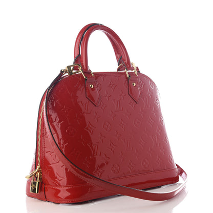 Louis Vuitton Vernis Alma PM Cherry 2 of 8