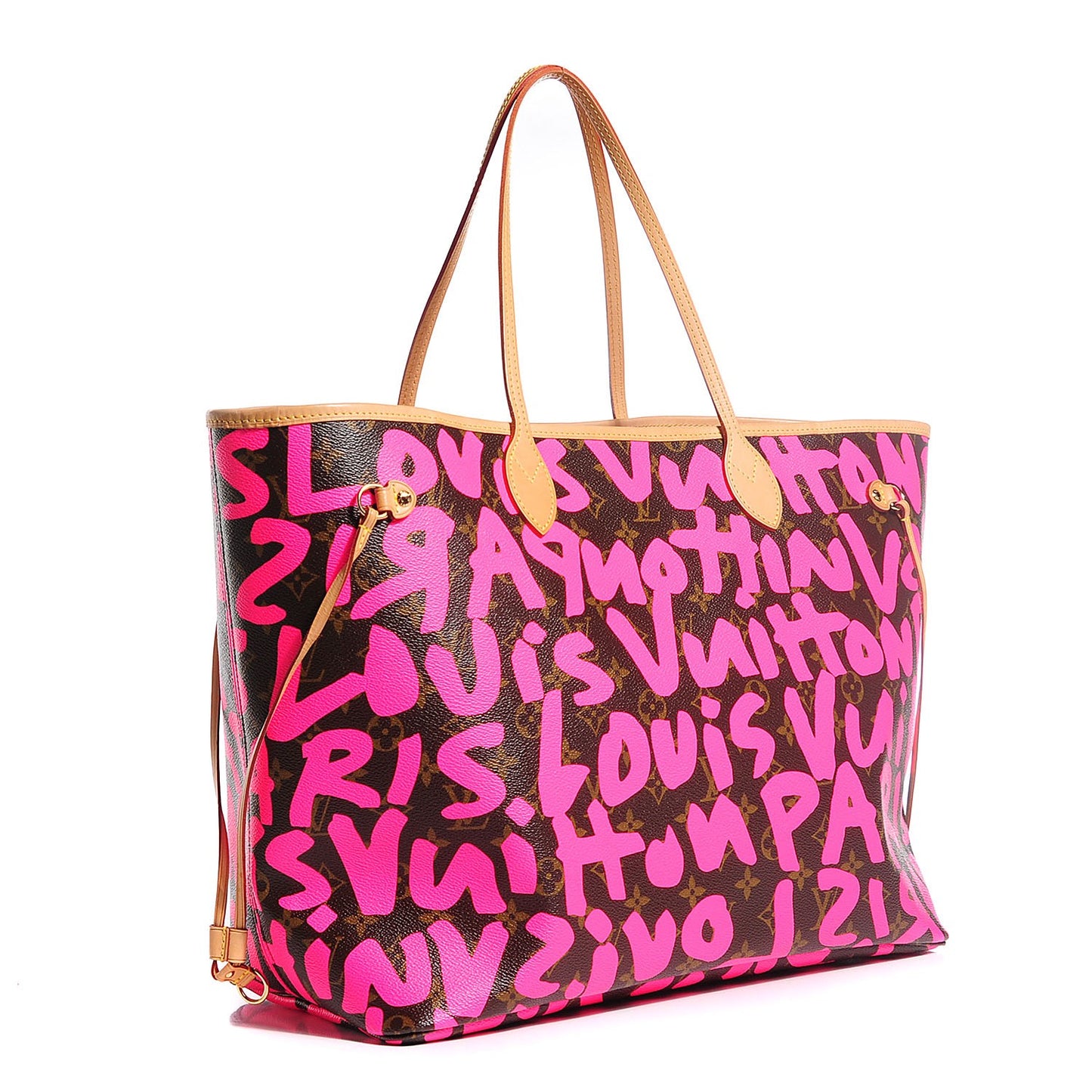 Monogram Graffiti Neverfull GM Fuchsia