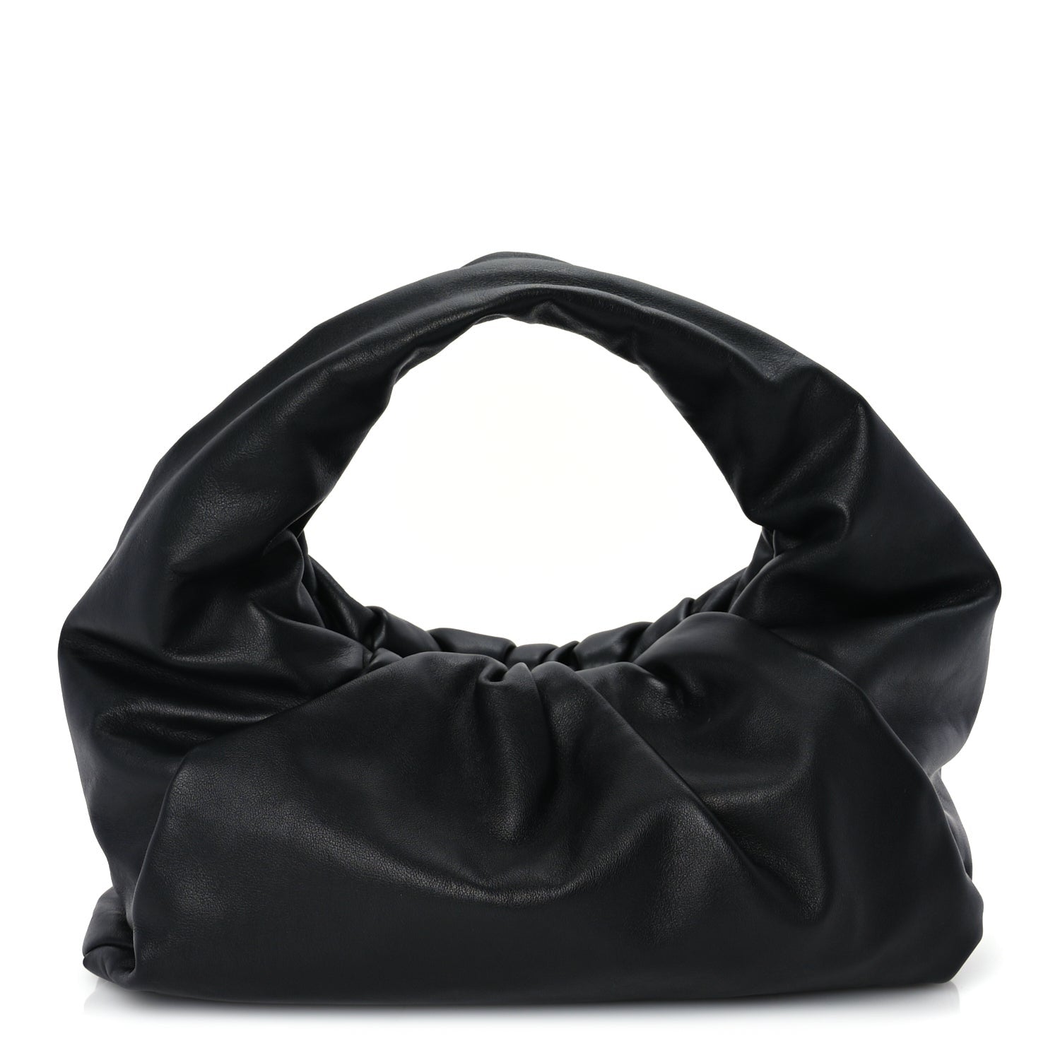 Bottega Veneta Smooth Butter Calfskin Small The Shoulder Pouch Black 1 of 8