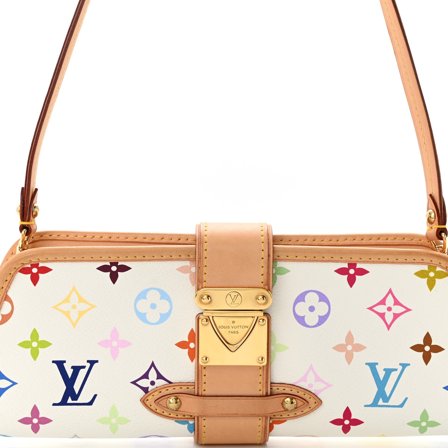Louis Vuitton Monogram Multicolor Shirley White 7 of 9