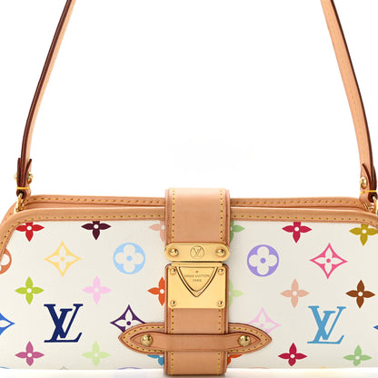 Louis Vuitton Monogram Multicolor Shirley White 7 of 9