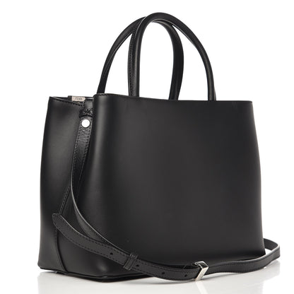 Fendi Vitello Baltico Dolce Studded Petite 2Jours Tote Black Multicolor 3 of 7