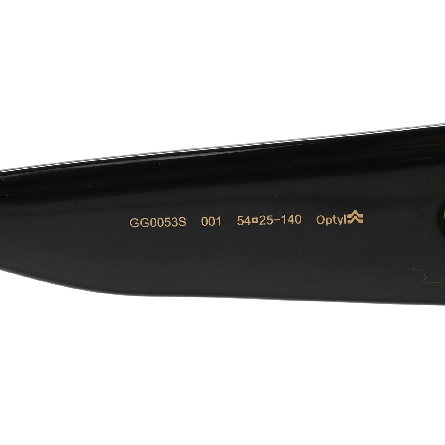 Acetate Square Frame Sunglasses GG0053S Black