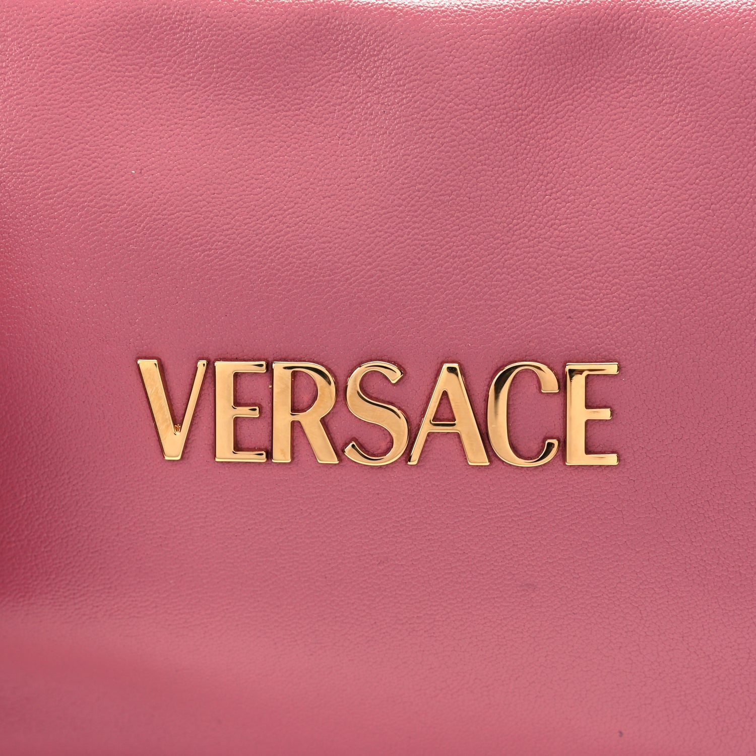 Versace Lambskin Tag Bowling Bag Light Pink 7 of 9