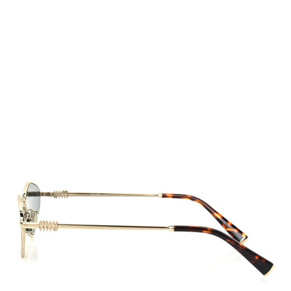 Miu Miu Metal Sunglasses MU 56ZS Gold Grey 3 of 7