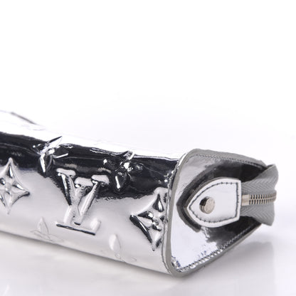 Louis Vuitton Monogram Mirior Trousse Cosmetic Pouch Silver 7 of 9