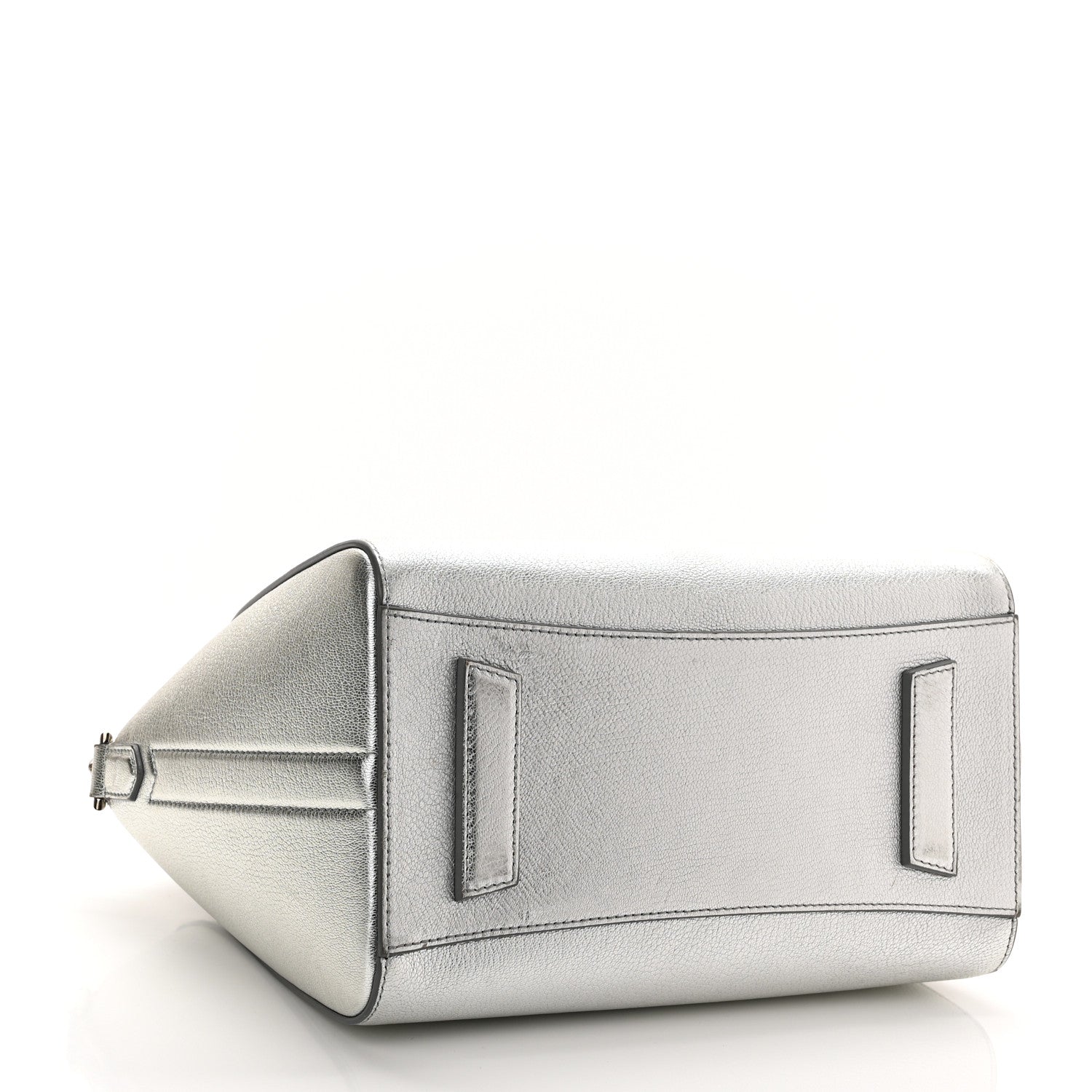 Givenchy Metallic Sugar Goatskin Small Antigona Silver 4 of 11