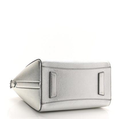 Givenchy Metallic Sugar Goatskin Small Antigona Silver 4 of 11