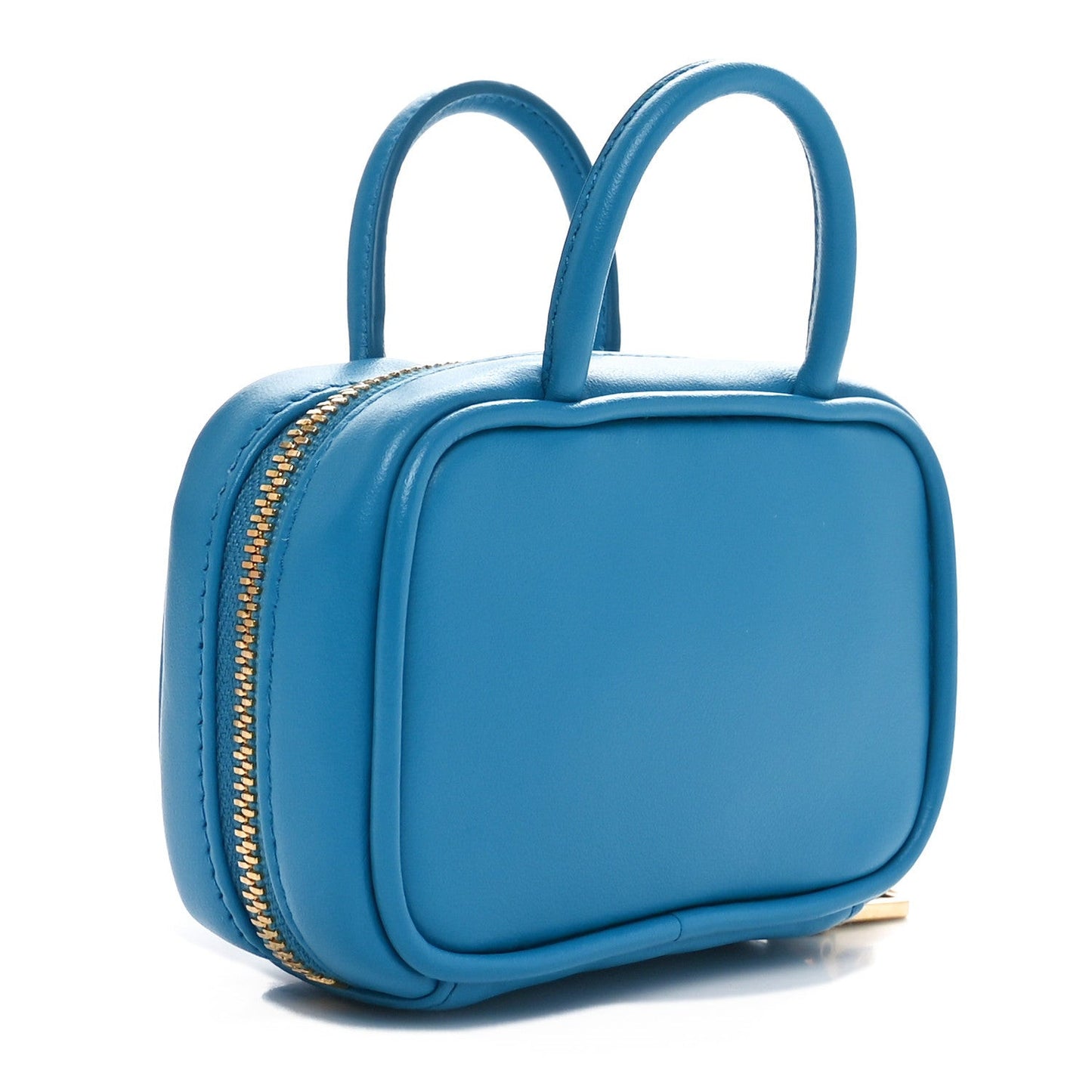 Calfskin Micro Beau Bag Voyage Blue