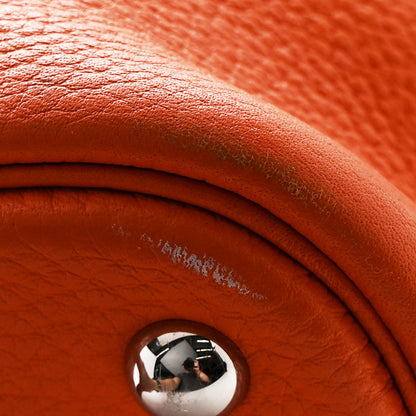 Hermes Taurillon Clemence Bolide 35 Orange Poppy 10 of 16