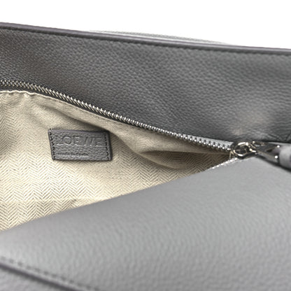 Loewe Soft Grained Calfskin Small Puzzle Edge Bag Pearl Grey 6 of 9