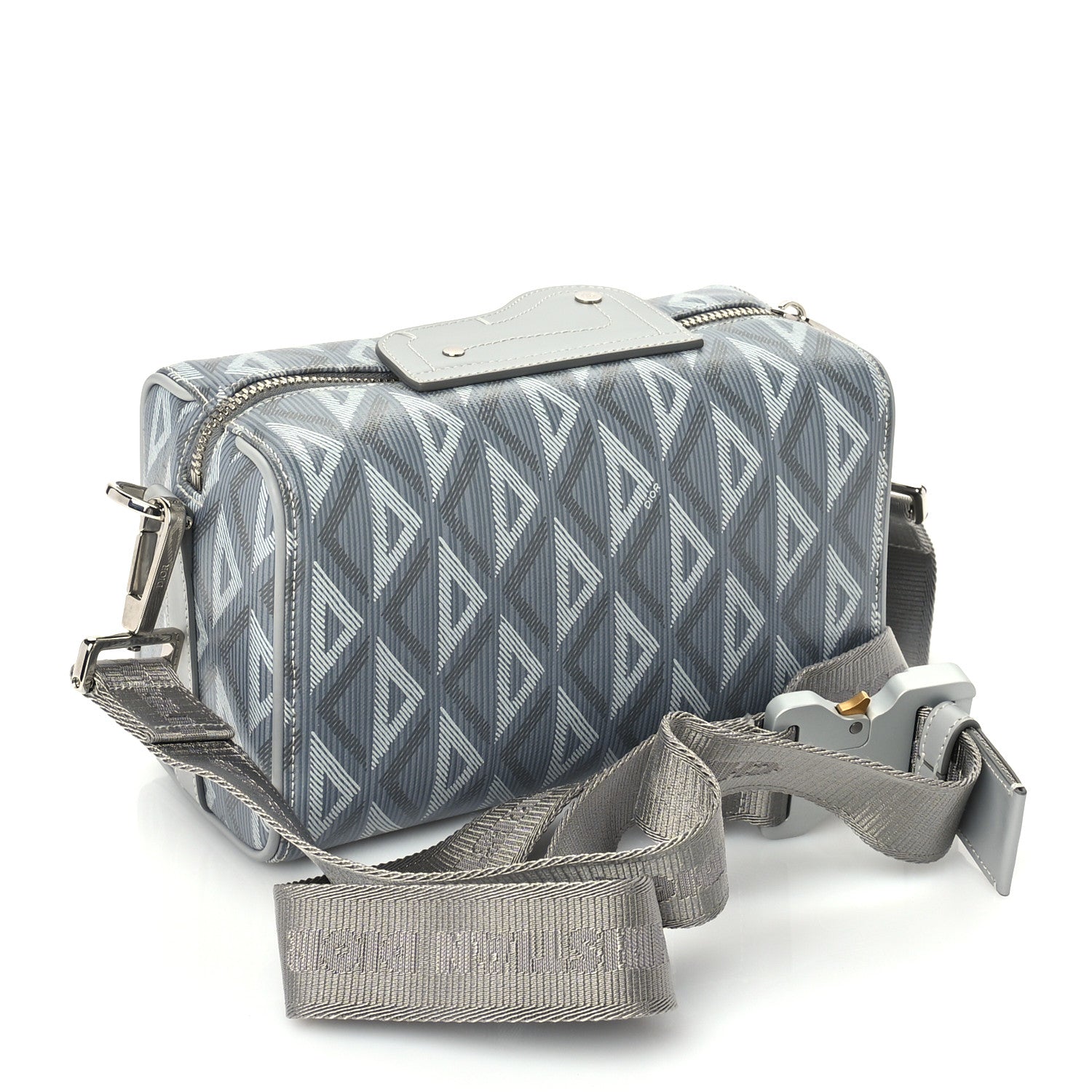Christian Dior Coated Canvas CD Diamond Lingot 22 Bag Gray 2 of 8
