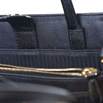 Fendi Vitello Elite Petite 2Jours Tote Black 8 of 13