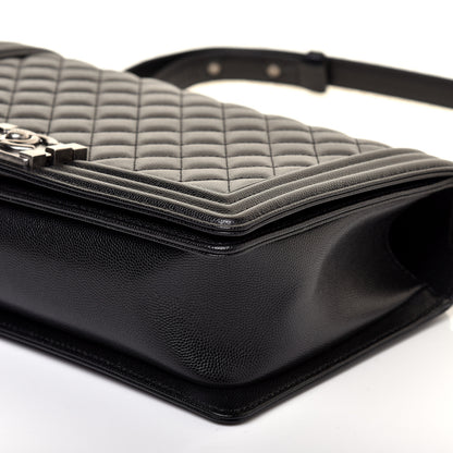 Chanel Caviar Quilted New Medium Boy Flap Black 7 of 11