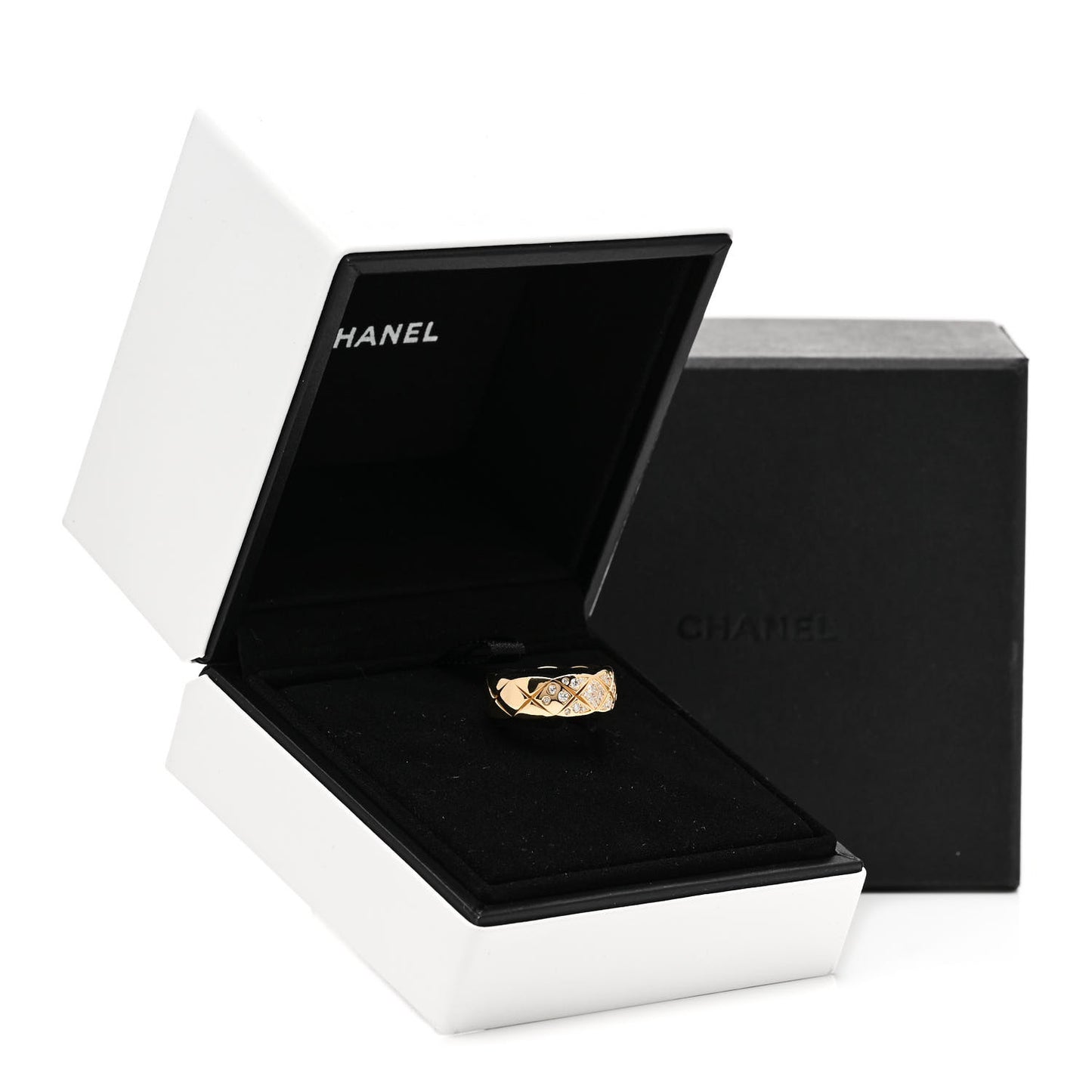 18K Yellow Gold Diamond Small Coco Crush Ring 52 6