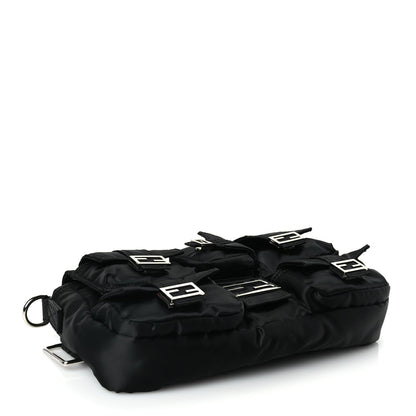 Fendi Econyl Cuoio Romano Multipocket Baguette Black 3 of 8