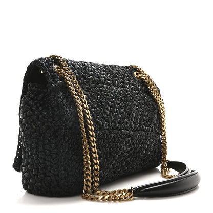 Saint Laurent Raffia Monogram Medium Jamie Black 3 of 10