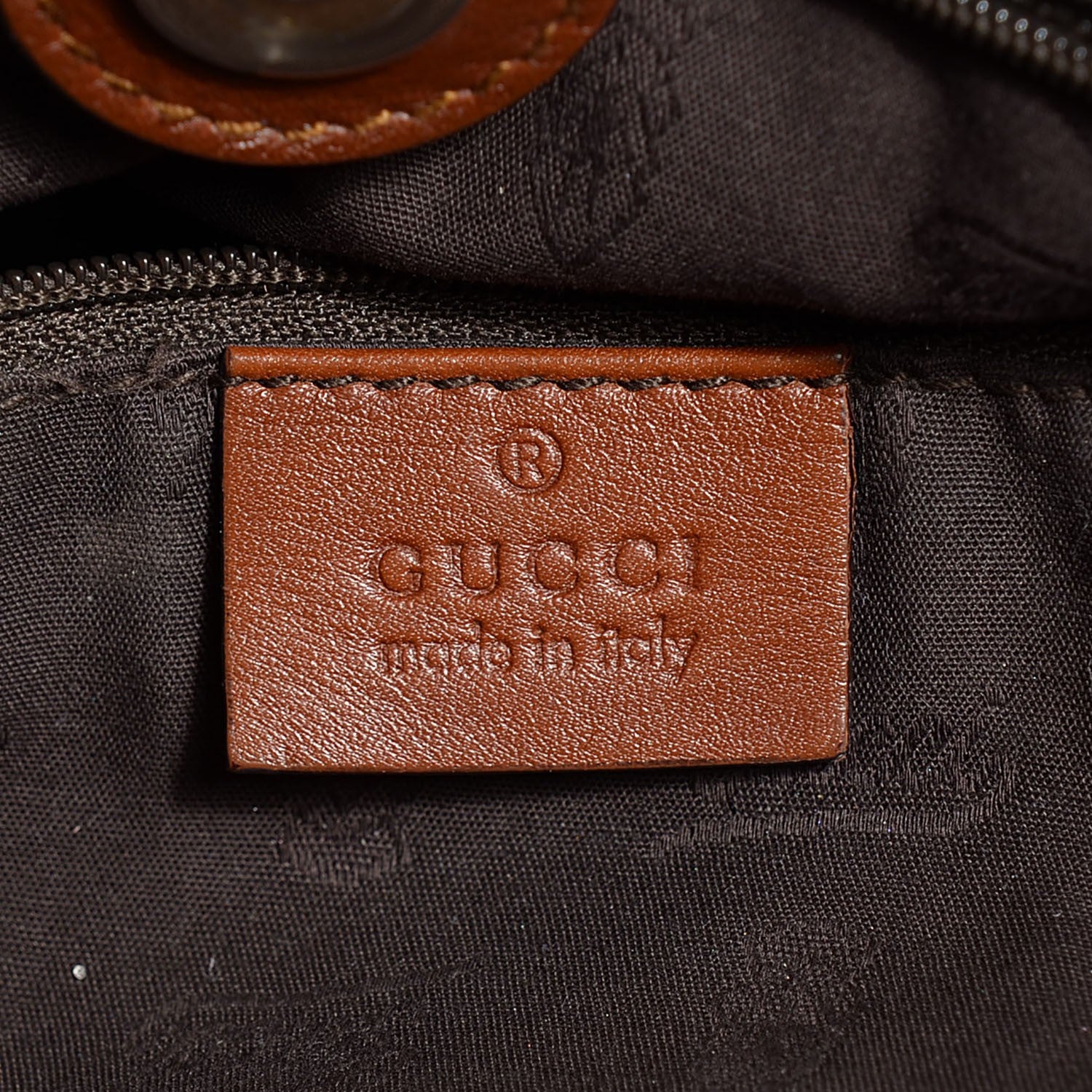 Gucci Guccissima Medium Sukey Tote Brown 6 of 9