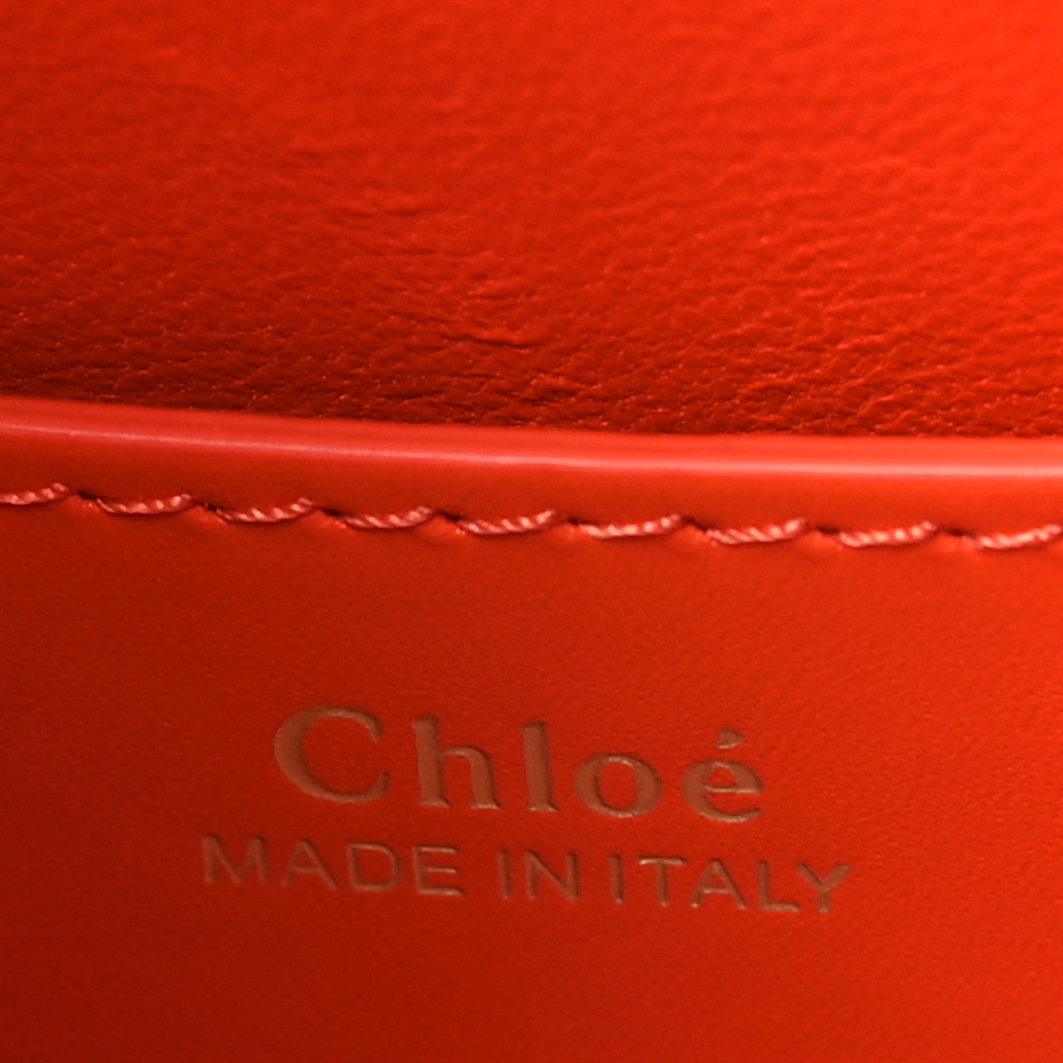 Chloe Calfskin Kattie Shoulder Bag Rusted Orange 6 of 8