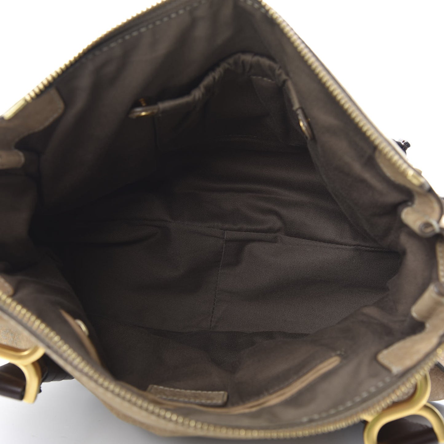 Nubuck Medium Marcie Satchel Greige