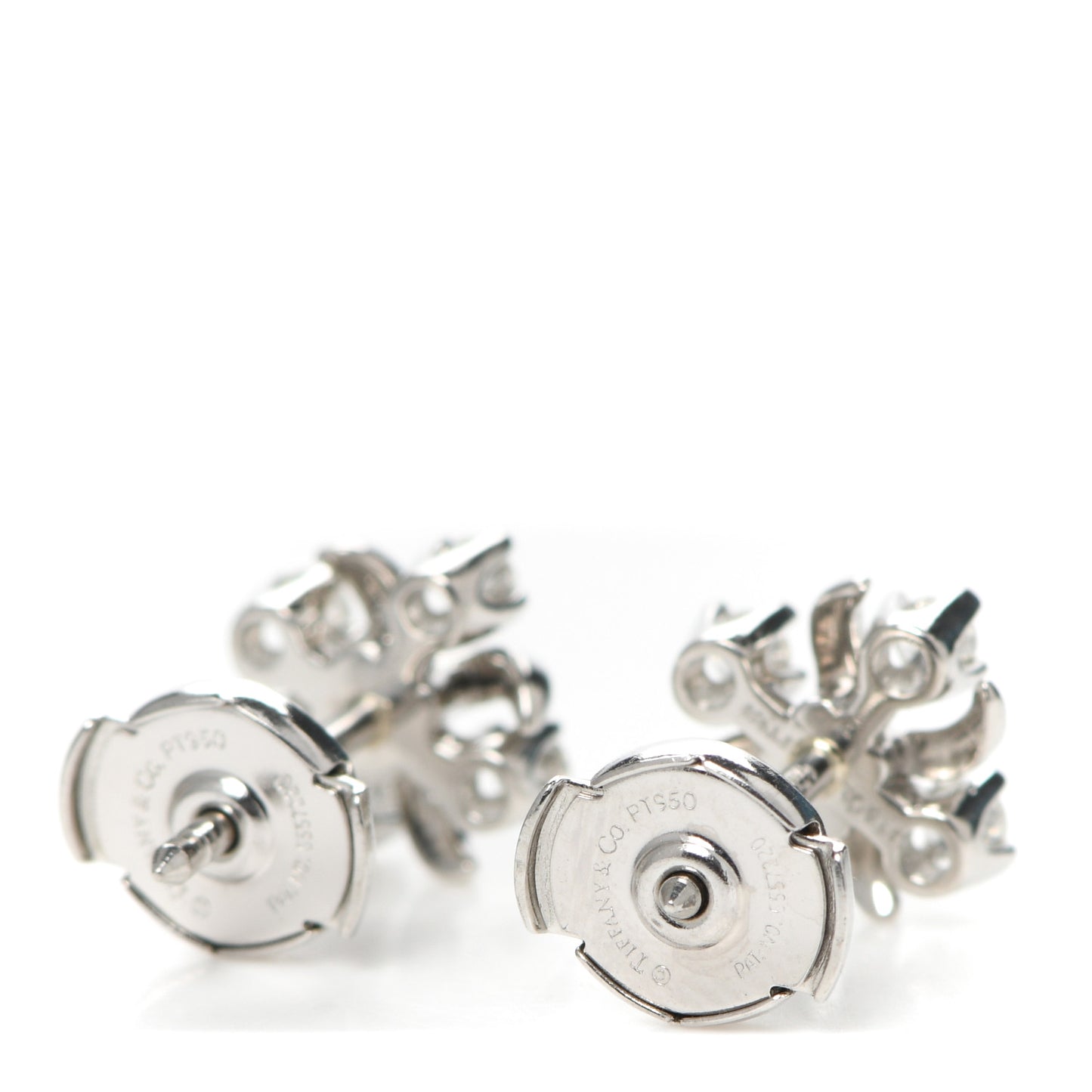 Platinum Diamond Schlumberger Lynn Earrings