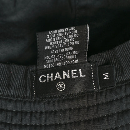 Chanel Canvas CC Bucket Hat M Black 8 of 9