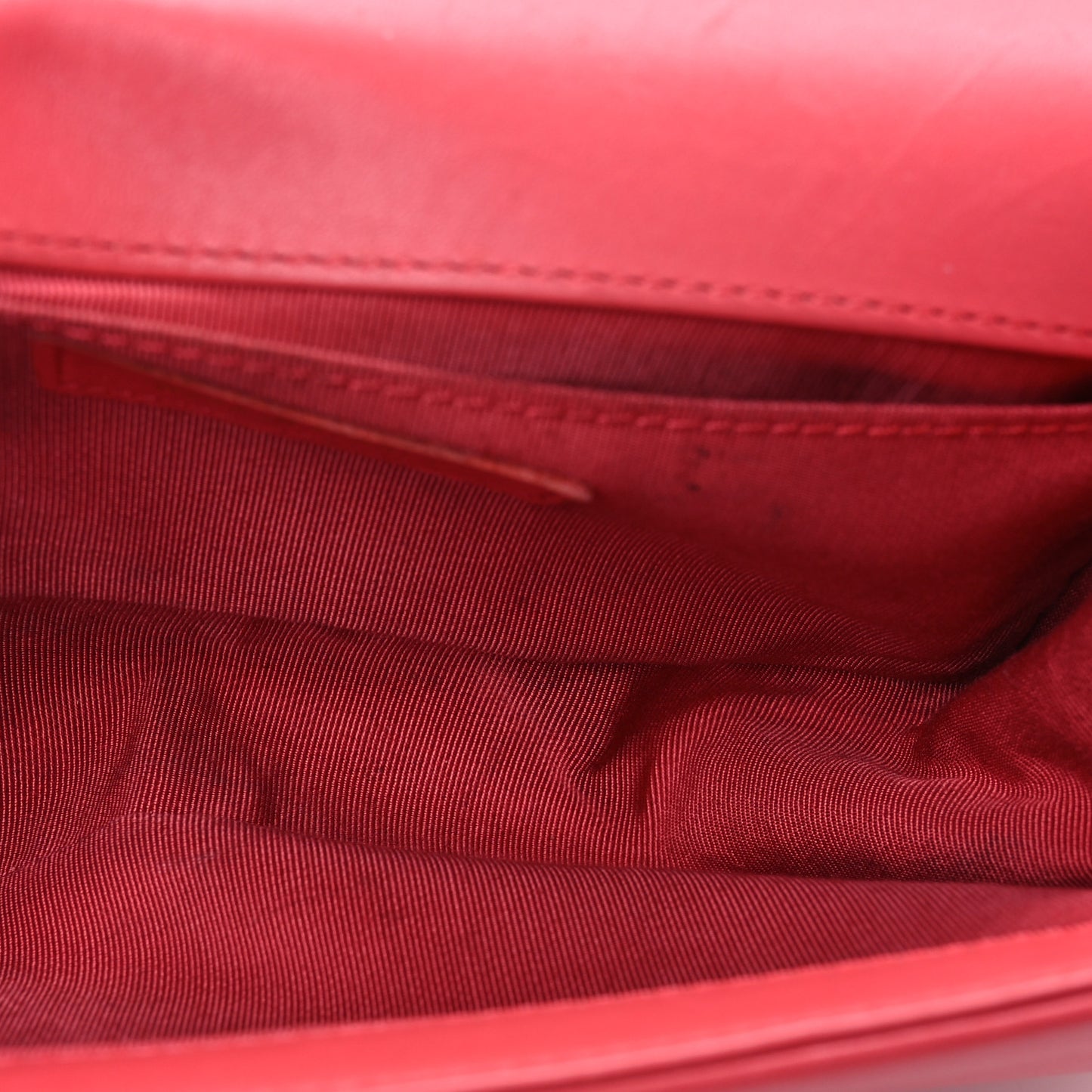 Calfskin Chevron Quilted Small Boy Flap Pink