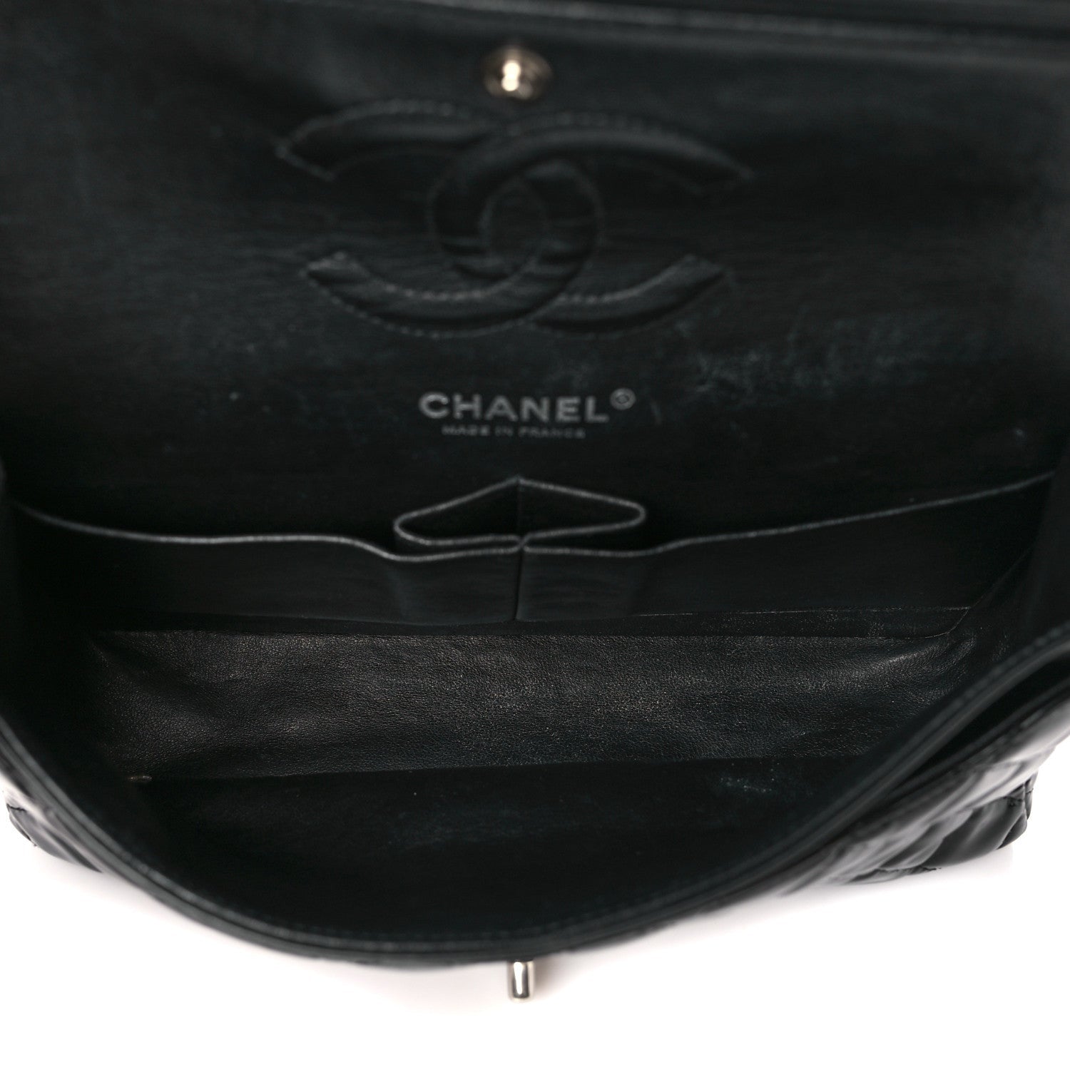 Chanel Patent Quilted Medium Double Flap Black 5 of 7