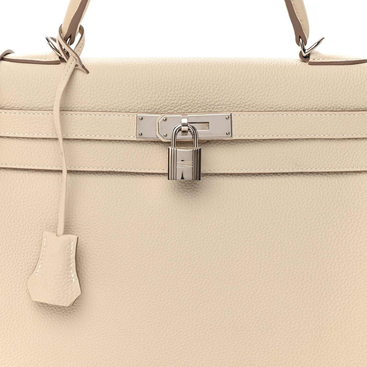 Hermes Togo Kelly Retourne 32 Craie 8 of 12