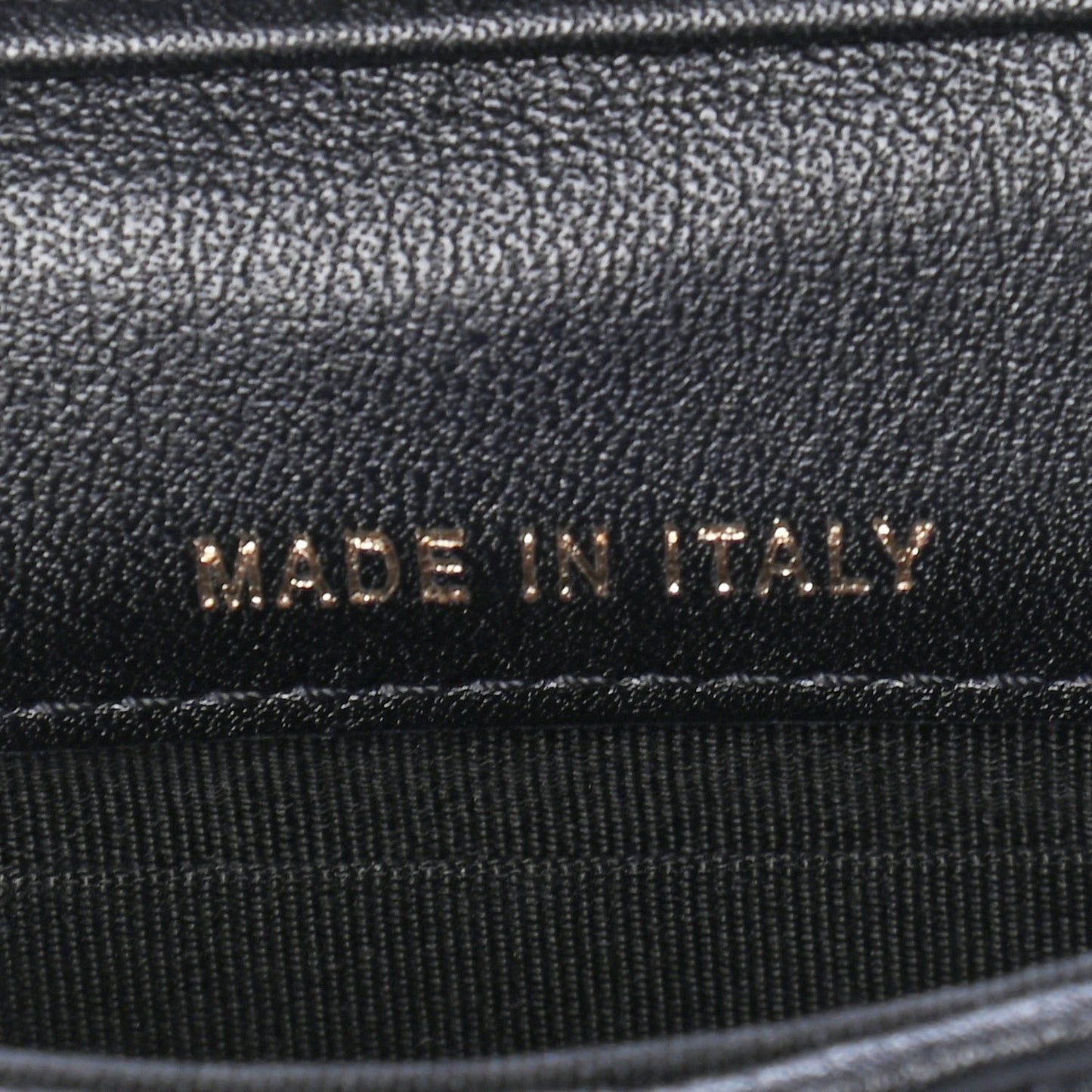 Calfskin Quilted Mini Coco Mail Clutch with Chain Black