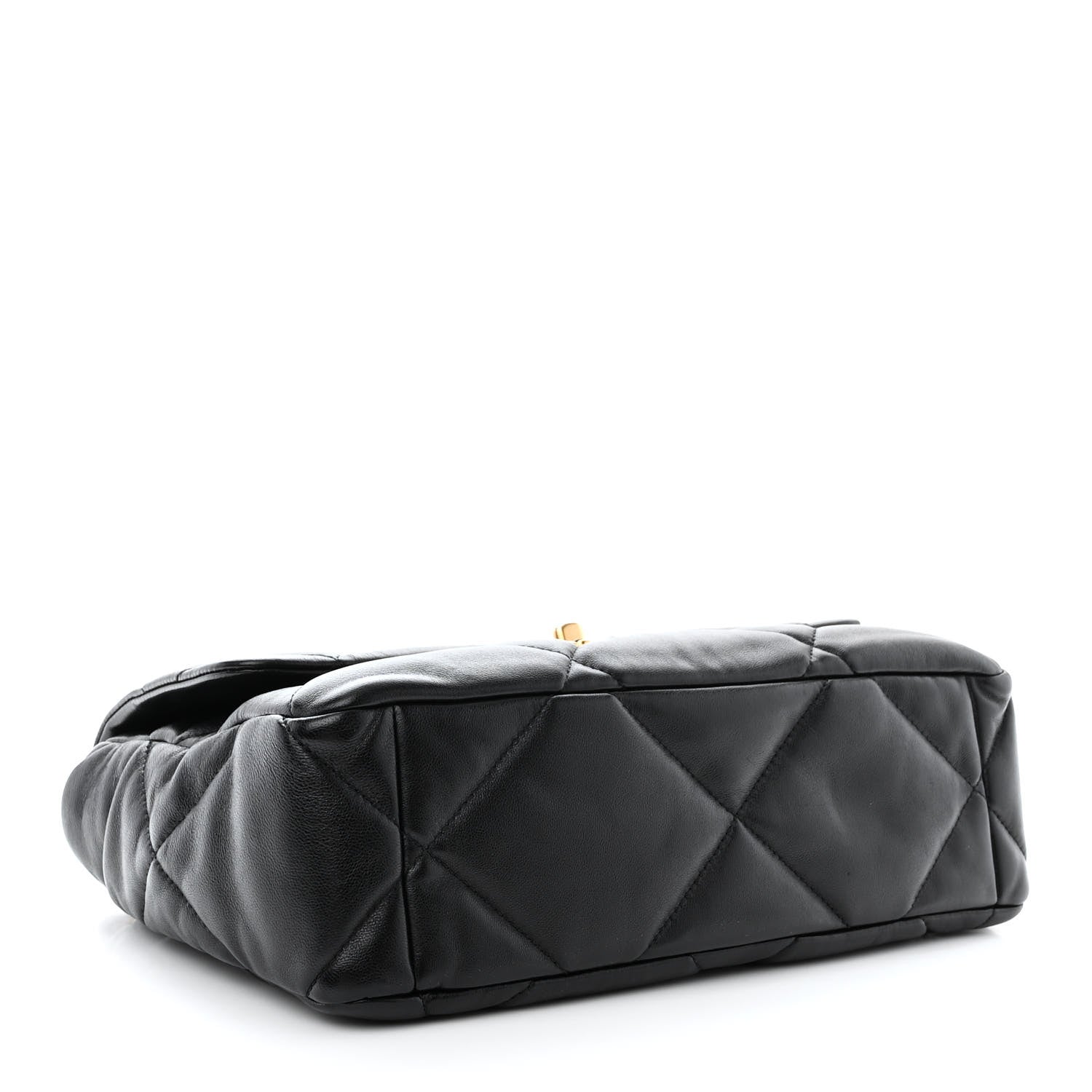 Chanel Lambskin Quilted Large Chanel 19 Flap Black 4 of 12